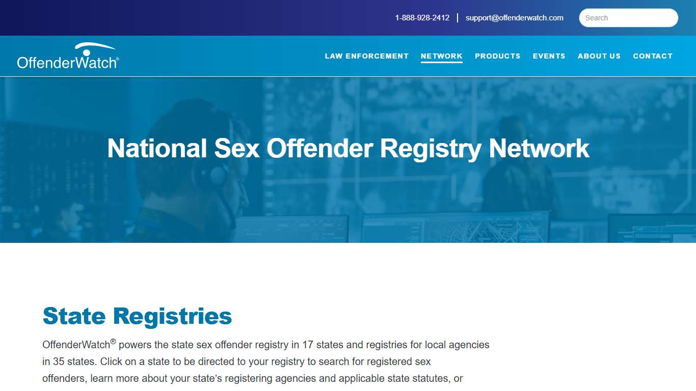 National Sex Offender Registry Network | OffenderWatch