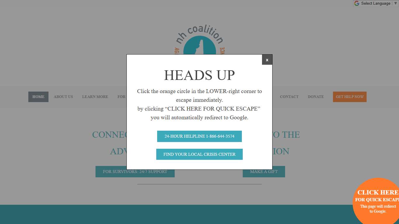 New Hampshire Coalition Against Domestic and Sexual Violence - New Hampshire Coalition Against Domestic and Sexual Violence